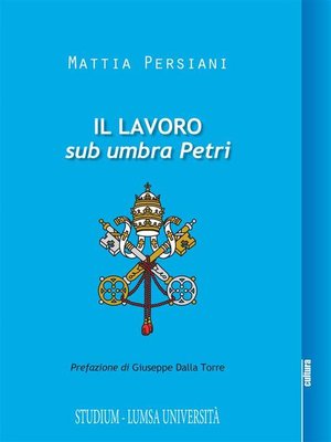 cover image of Il lavoro sub umbra Petri